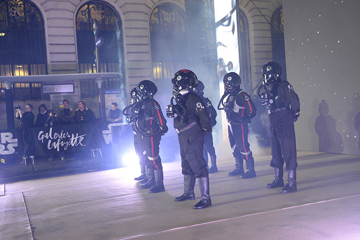 prestation galeries lafayette star wars