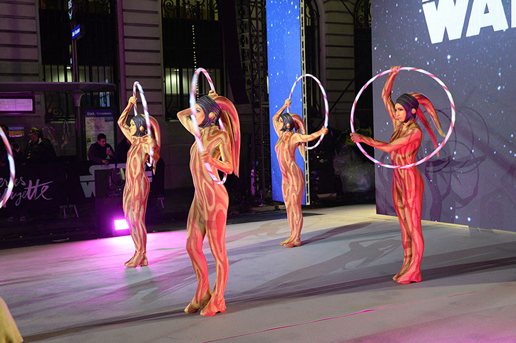 prestation galeries lafayette star wars